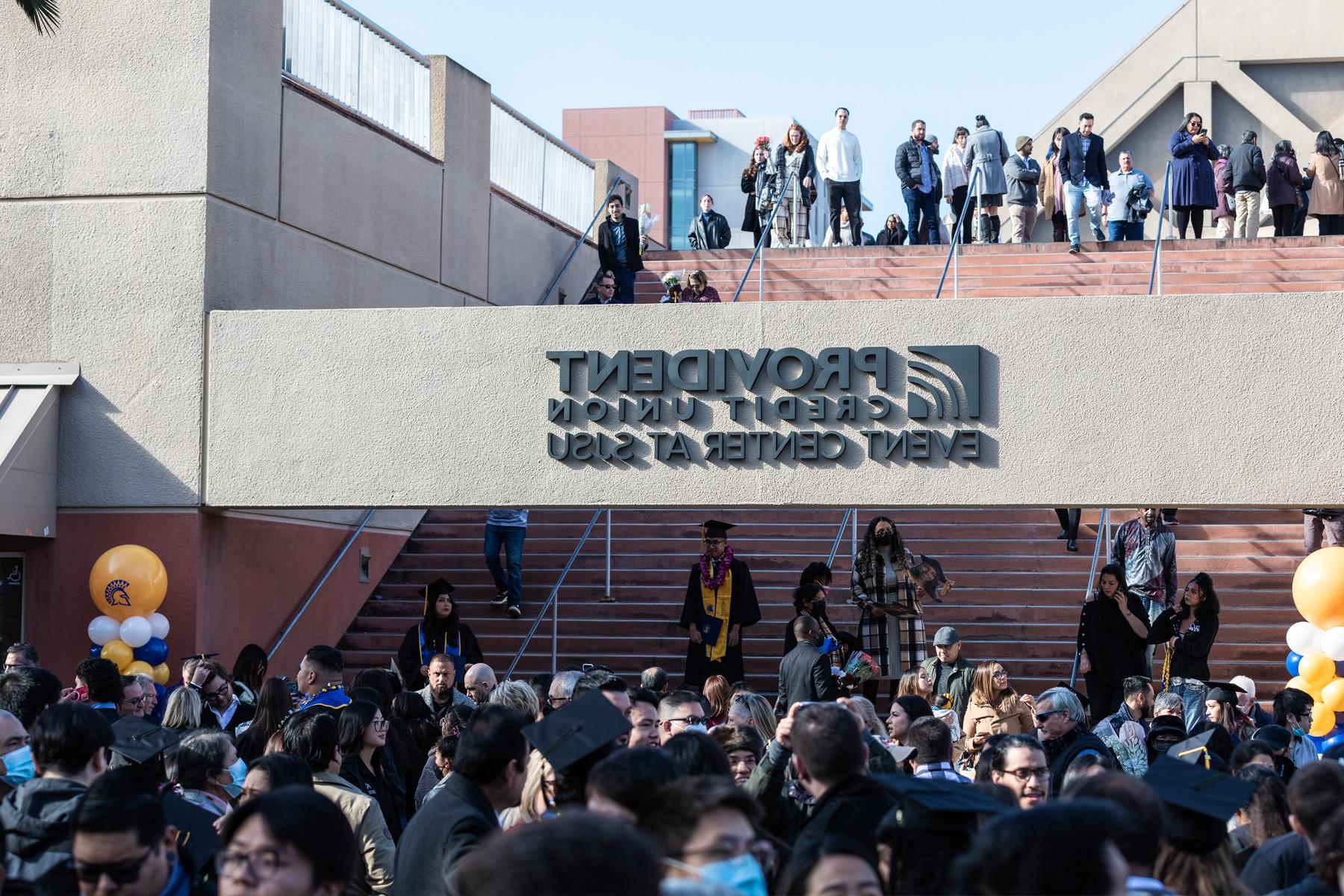 The Provident Credit Union Event Center at San Jose State University.